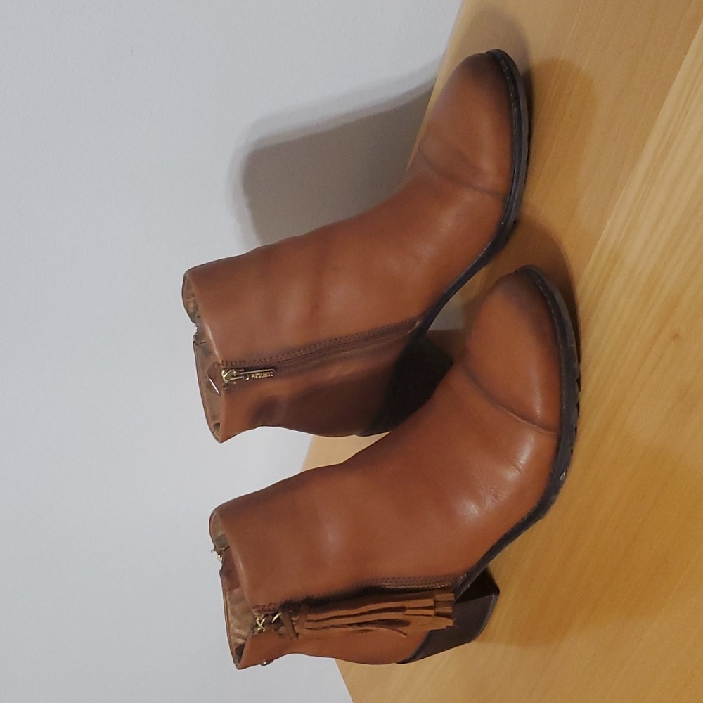PIKOLINOS Andorra Leather Booties Tassel Zipper Accent  Size 40